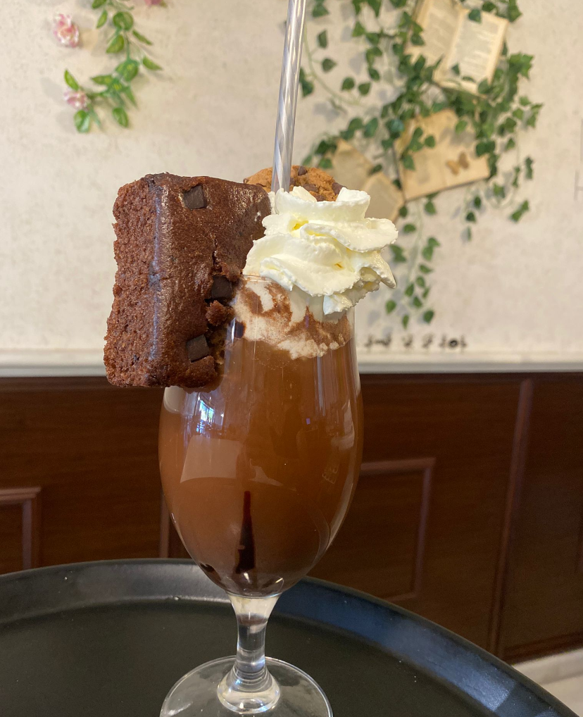Batido Gallena y Brownie