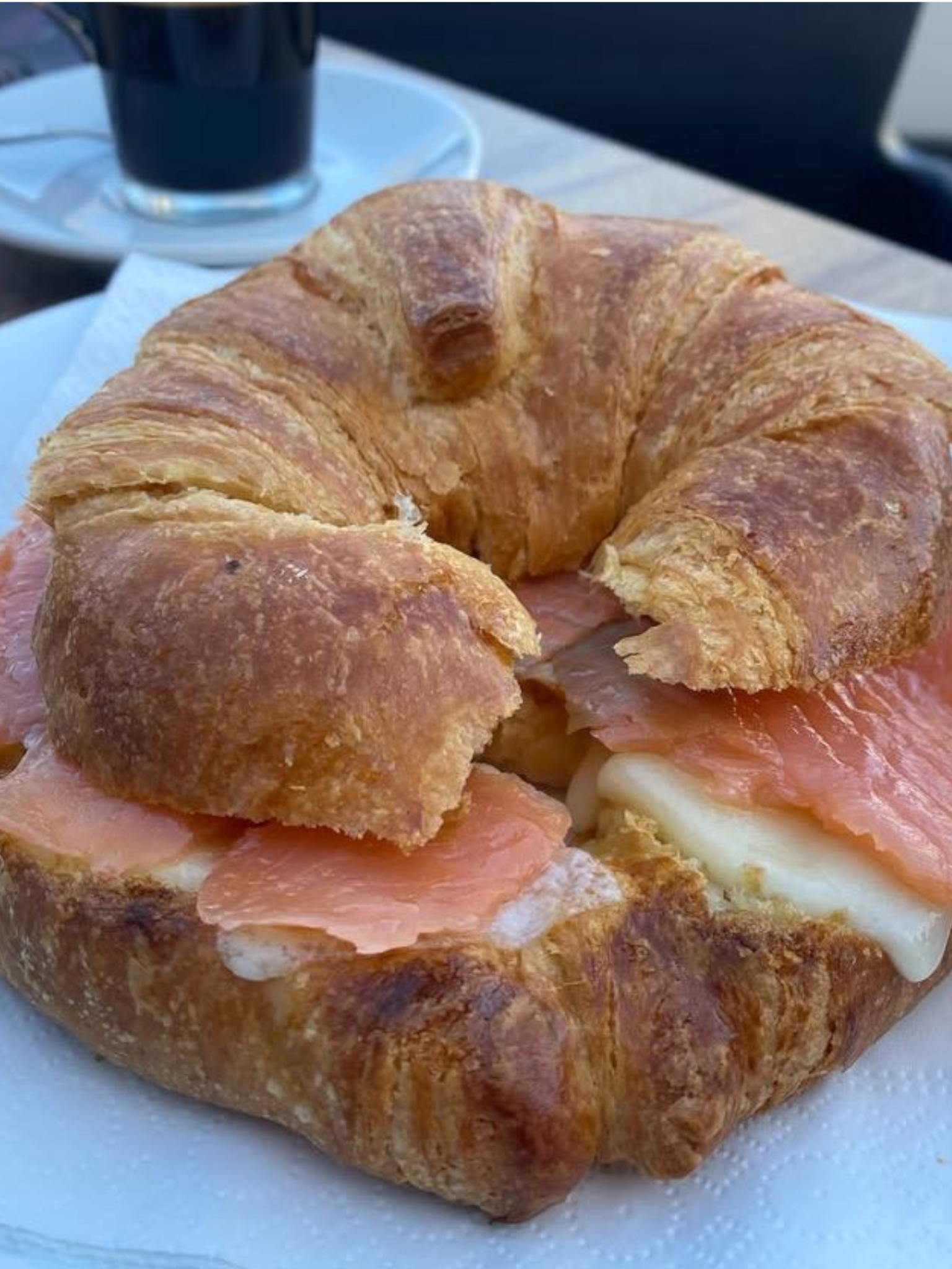 Croasant Salmon (Merienda)